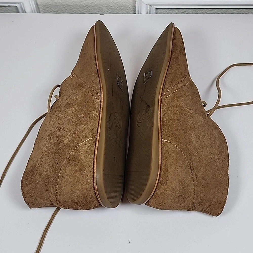 Lucky Brand Women Brown Tan Master Chukka Size 9.5 M